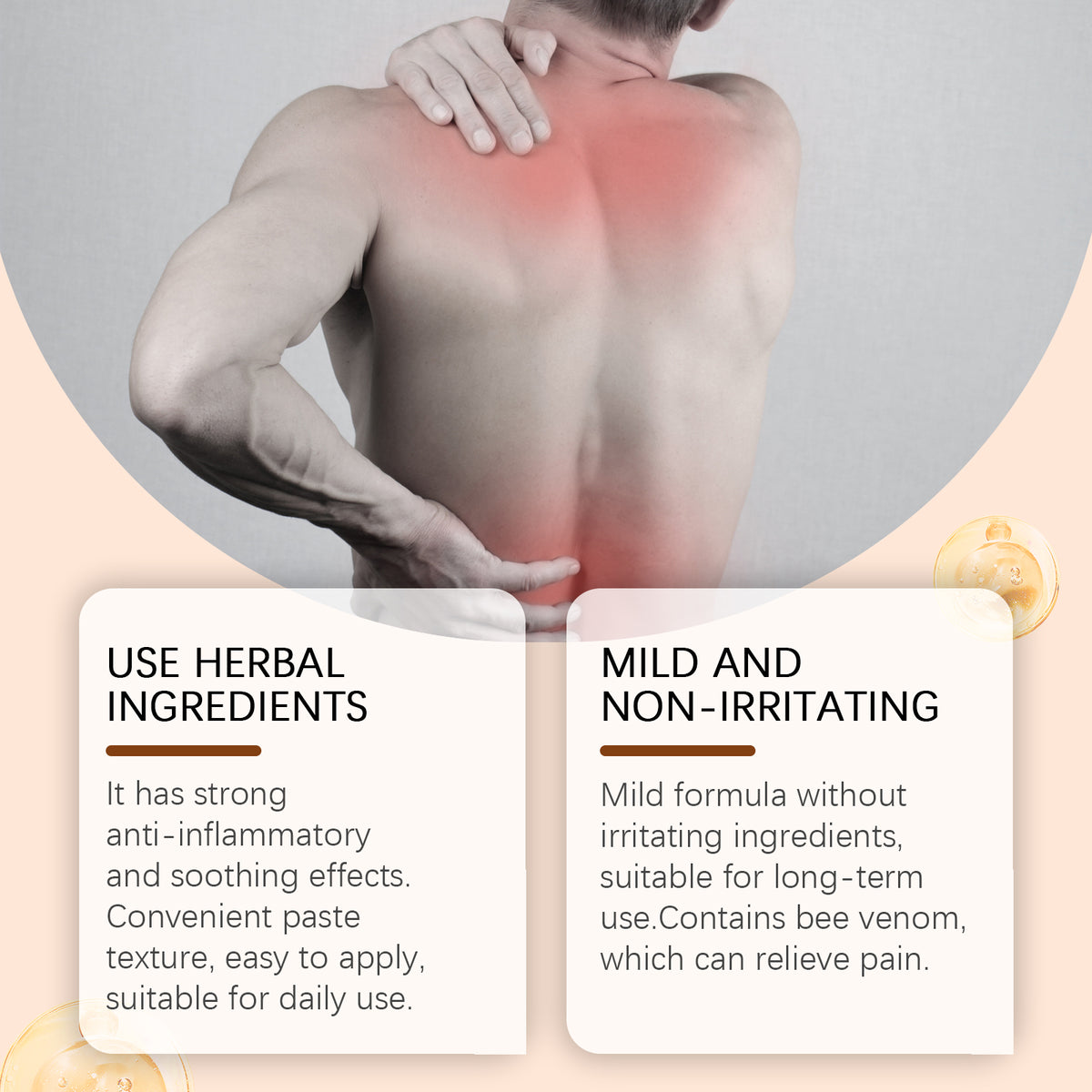 Ximonth Joint Care Cream Mild Herbal Formula For A Comfortable External Massage Cream For Neck And Back