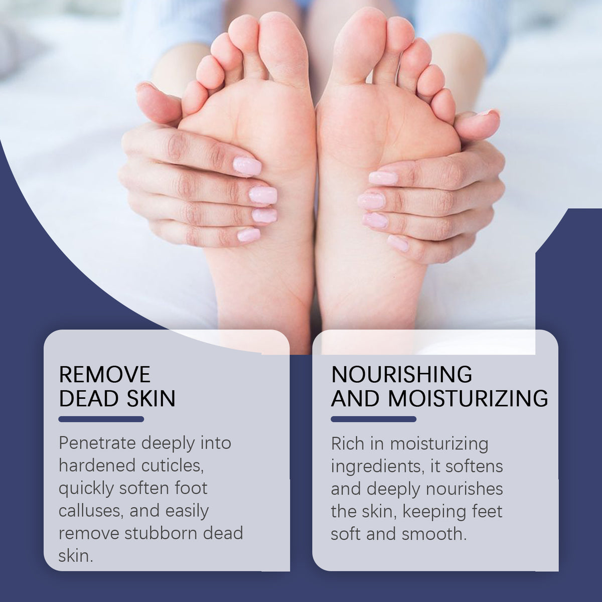 OceAura Foot Exfoliating Gel Gentle Moisturizing Care Softens Foot Skin Dead Skin Foot Gel