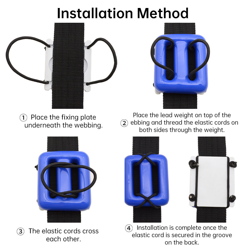 Diving Weight Retainer Plate – BCD Adjustable Mounting Board, Scuba Weight Base Plate, Diving BCD Accessories
