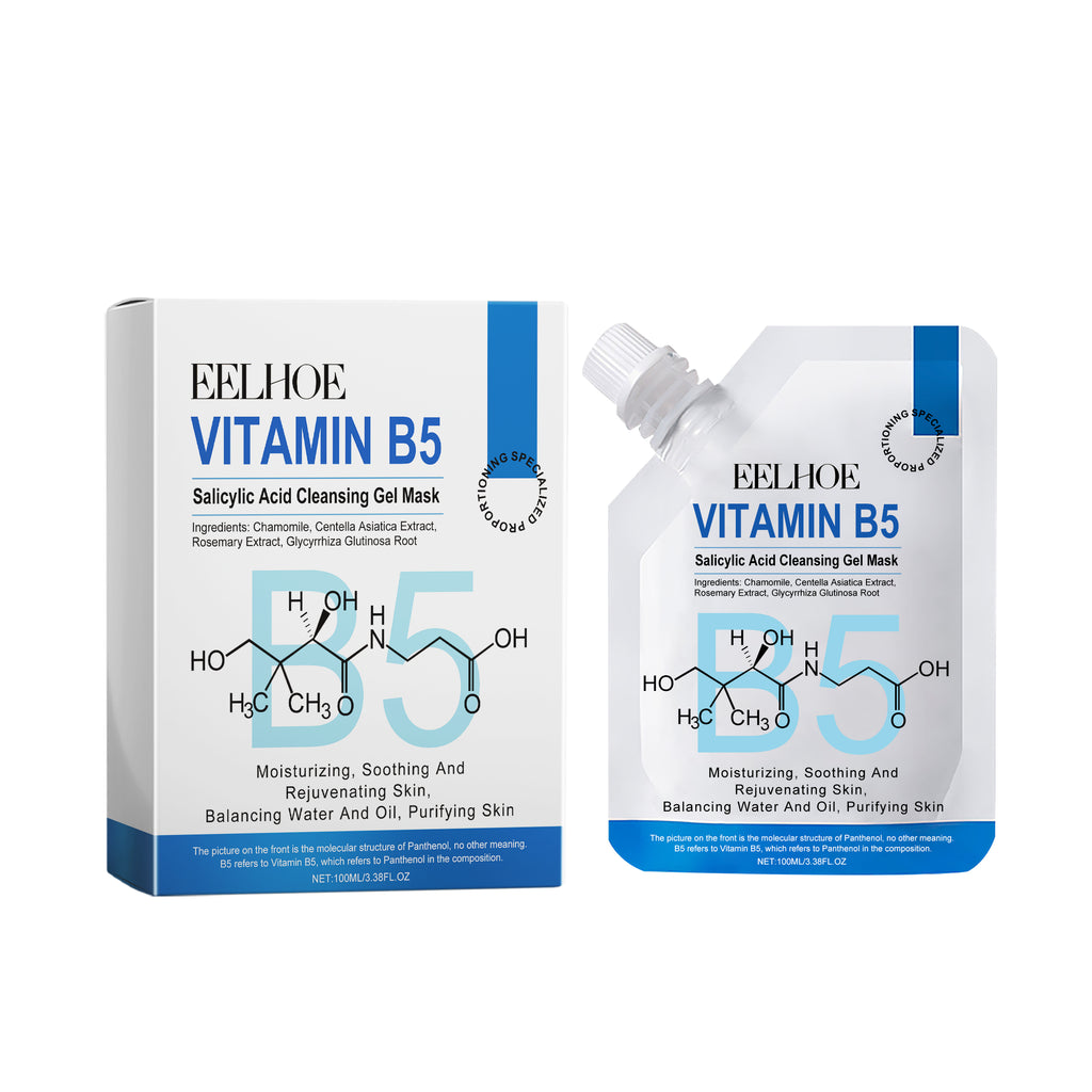 EELHOE Vitamin B5 Salicylic Acid Gel Mask Gently Cleans Pores And Blackheads To Nourish And Moisturize Skin