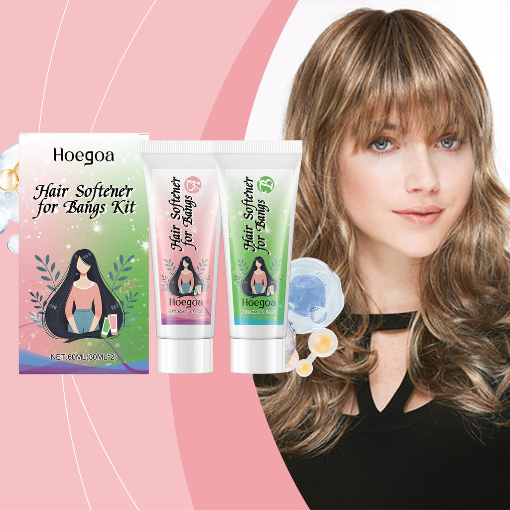 Hoegoa Fringe Softener Care Cream Improves Hair Frizz, Moisturizes And Softens Hair Care Moisturizer