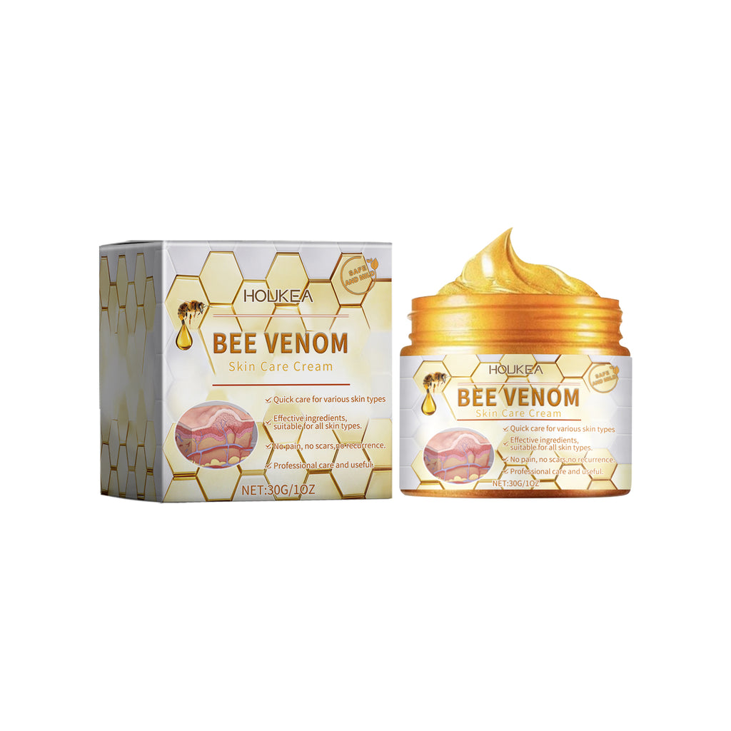 Houkea Bee Venom Care Cream Gentle Repair Clean, Moisturize And Smooth Skin Apply Body Care Cream All Over The Body