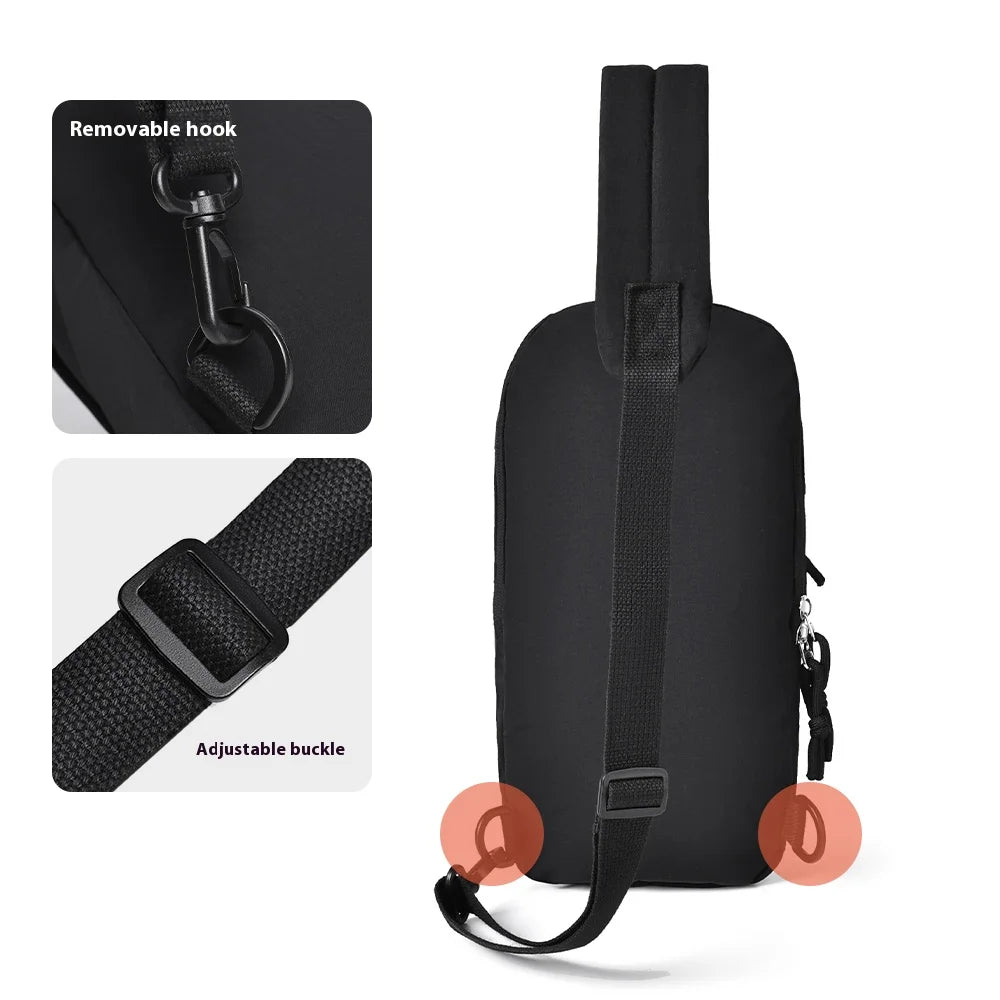 Men And Women Waist Packs Lightweight Stylish Crossbody Bag,Daily Commute Chest Bag Travel Casual Messenger Bag