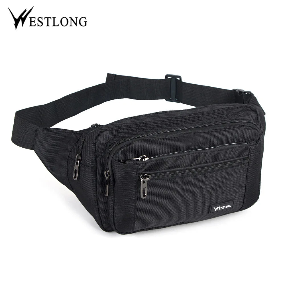 Waist Pack Casual Functional Fashion Men Waterproof Fanny Pack Women Belt Bum Bag Male Phone Wallet Pouch Bags Unisex Purse Sac